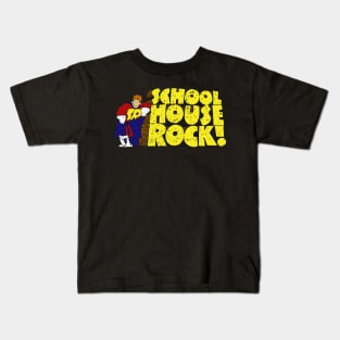 Schoolhouse Rock 70s Cartoon Vintage Logo Kids T-Shirt